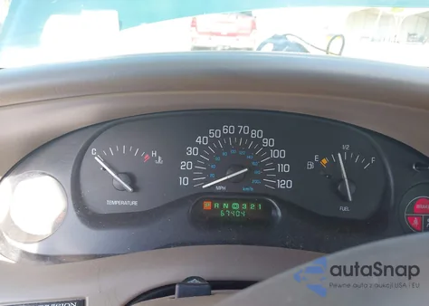 1999 Buick Century Custom z USA, uszkodzony, nr VIN 2G4WS52M9X1524047